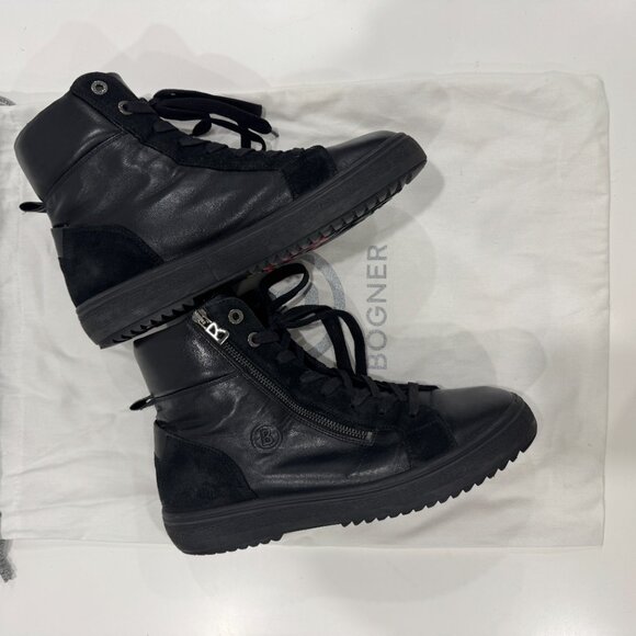 Bogner Mid Boots Anchorage with spikes in Black, Size 43, US 10 main image 7